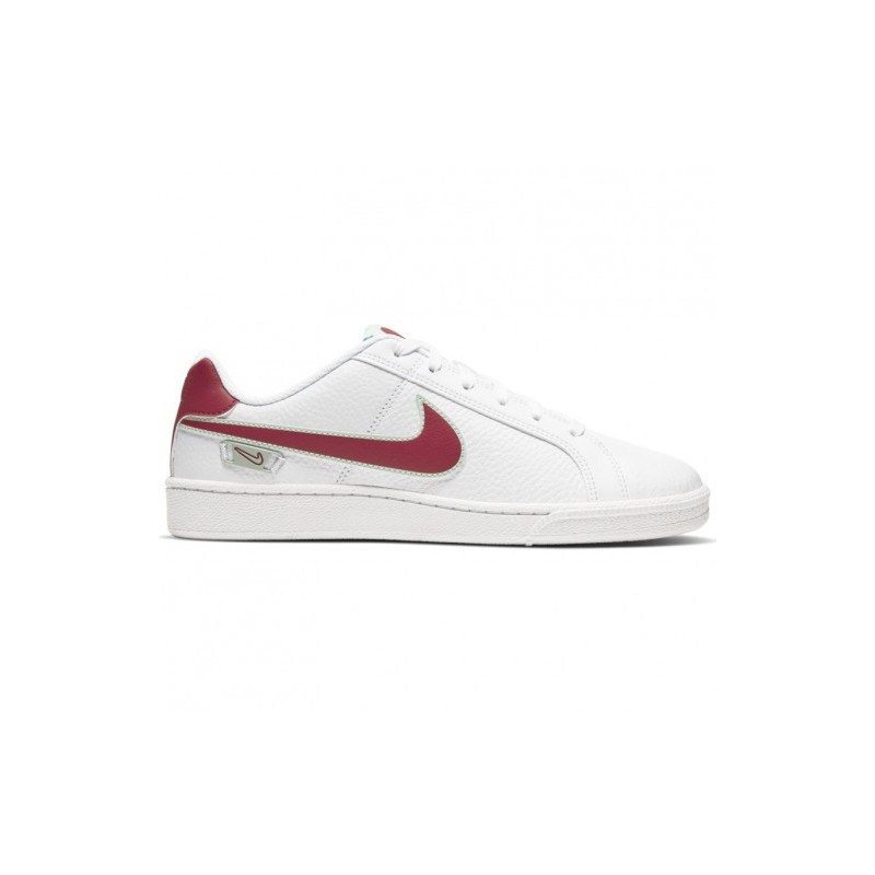 ZAPATILLA NIKE COURT ROYALE BLANCO/GRANATE MU 12813