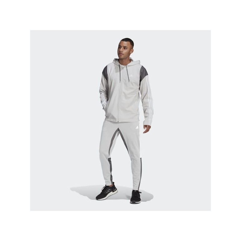 CHANDAL ADIDAS M RIB TRACKSUIT GRIS HO